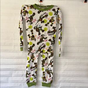 Nickelodeon Boys Teenage Mutant Ninja Turtles Pajamas Set Size 10 TMNT Sleepwear